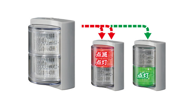 NIKKEI(日惠) LED表示灯“ニコアラート” VC10A200FRG-