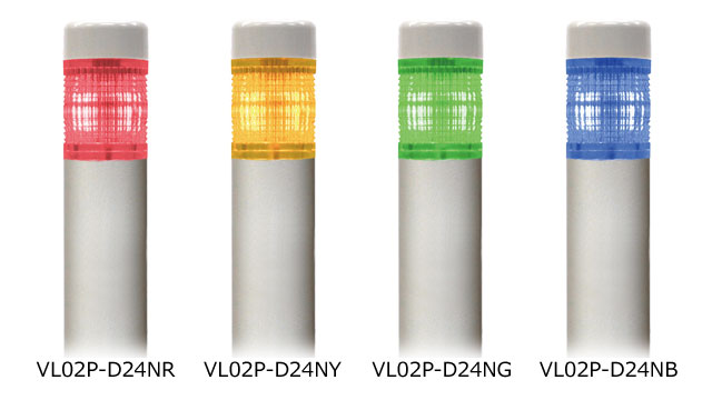 LED積層灯ニコプチ:業界最小φ22mmの回転動作もできる超小型表示 LED積層灯ニコプチ:業界最小φ22mmの回転動作もできる超小型表示