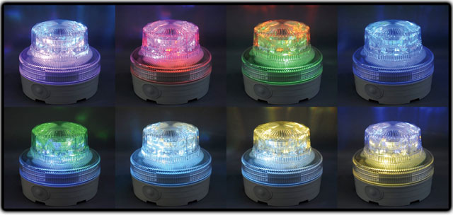 電池式LED警告灯ニコUFO スター：イベント装飾や看板、ポスターなど 