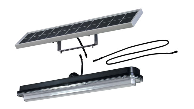 LED照明・LED投光器ニコソーラー・アトリウム 450：満充電状態で不日照