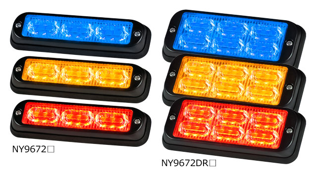 驚きの値段で カー用品 トータス車載用LED警告灯 日惠製作所 NIKKEI ライトバー スリム NY9366-170NY 黄 